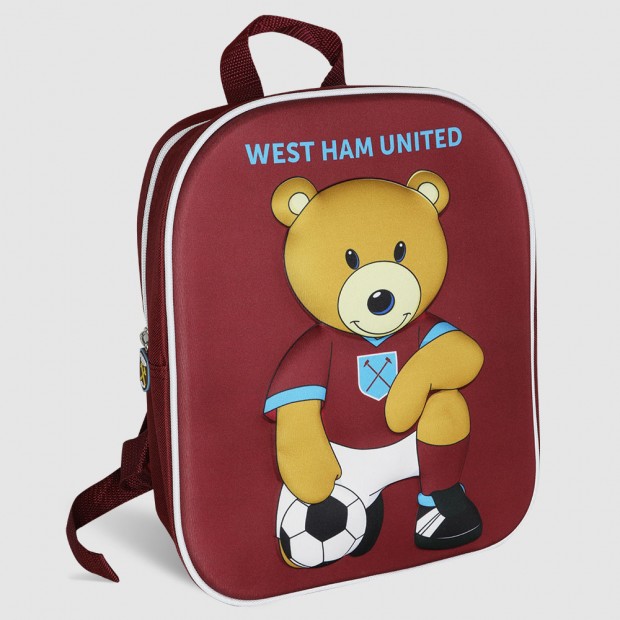 West Ham Bubbles Bear 3D Backpack