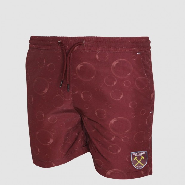 Junior Claret Bubbles Beach Shorts