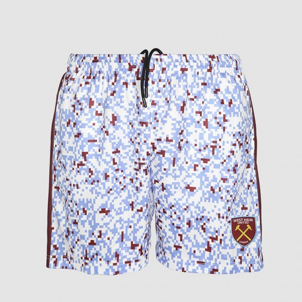 Essentials - White Poly Shorts