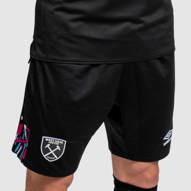 Umbro Men's Umbro Black West Ham United 2022/23 Away Replica Team