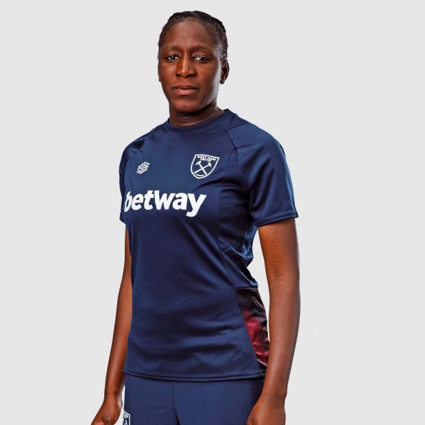 West Ham United Umbro 2022/23 Third Replica Team Jersey - White