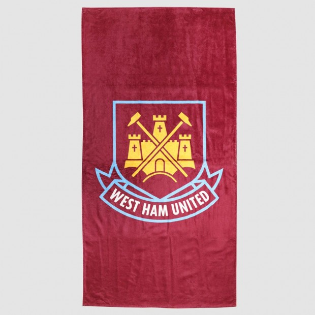 West Ham 1999-2016 Retro Crest Beach Towel