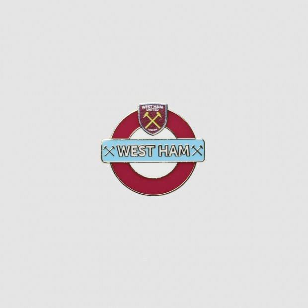 Tube Sign Pin Badge