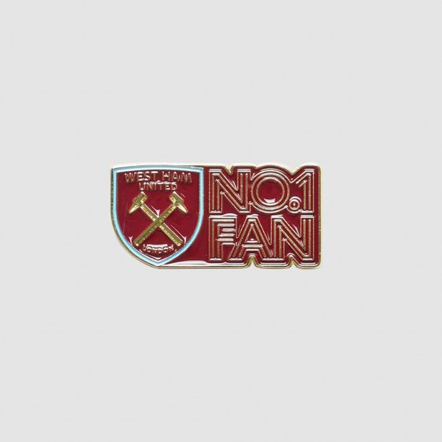 No 1 Fan Pin Badge