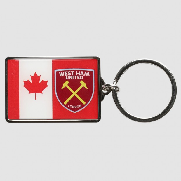 Canada Flag/Crest Keyring