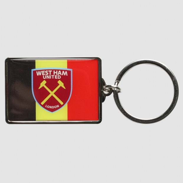 Belgium Flag/Crest Keyring