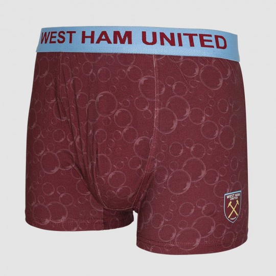 West Ham Claret Bubbles Boxer Shorts