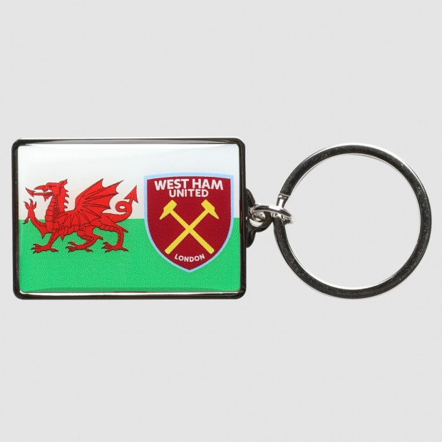 Wales Flag/Crest Keyring