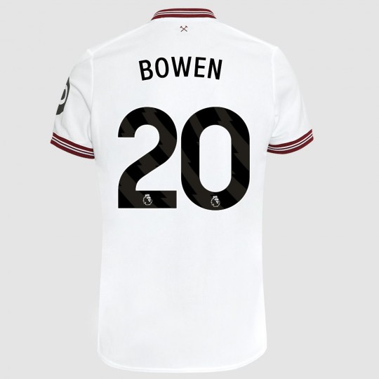 22-23 West Ham United Away Shirt + Bowen 20 (Premier League