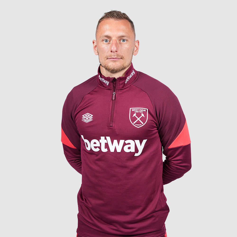 WEST HAM ADULTS TRAINING HALF ZIP TOP - SPONSORED