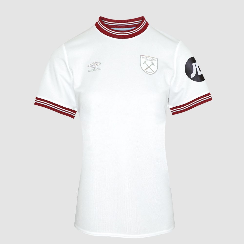 West Ham United 23/24 Womens Under 18 Away Shirt White
