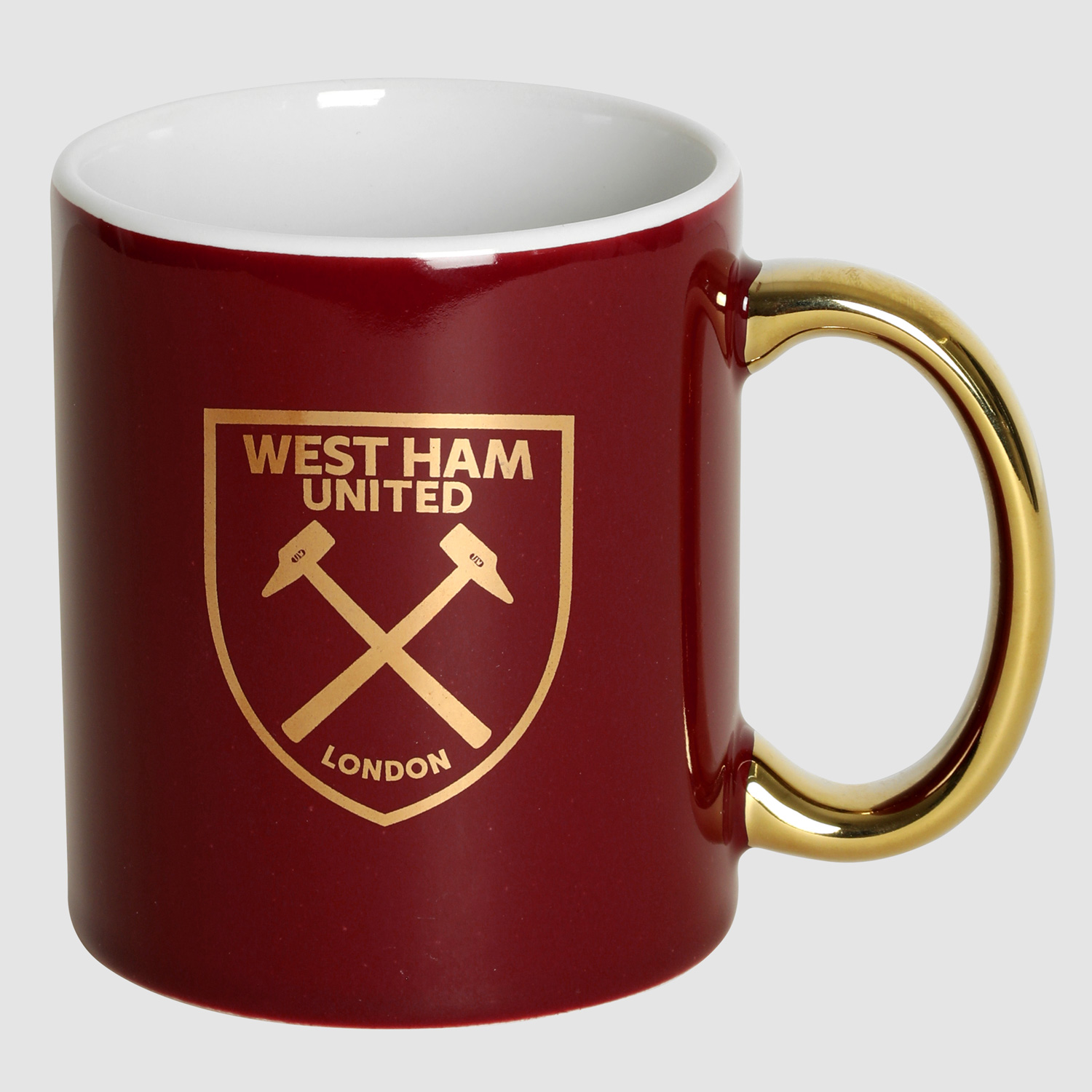 West Ham Gold Crest Claret Mug | West Ham United Official Store