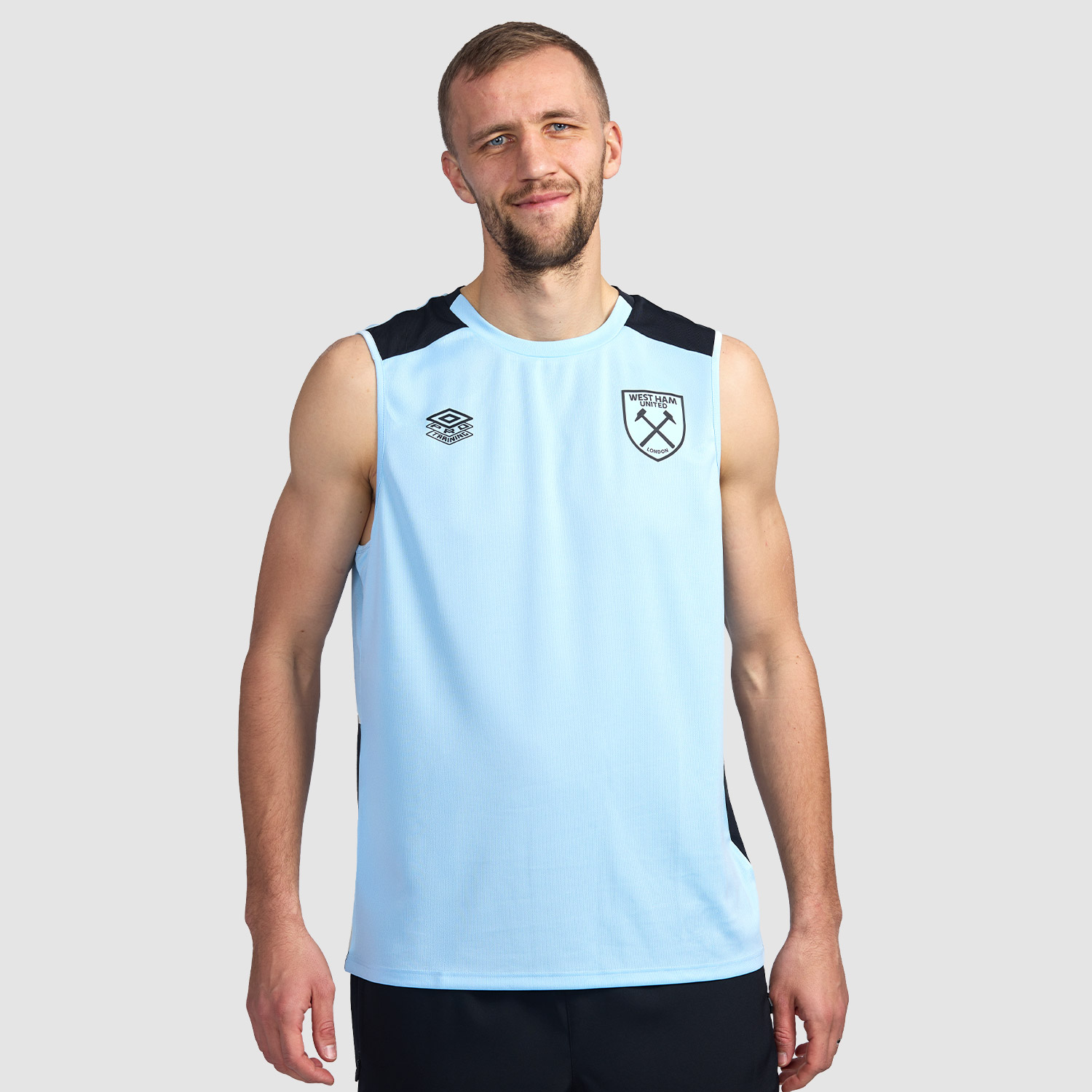 West Ham 25/26 Adults Sleeveless Jersey - Blue