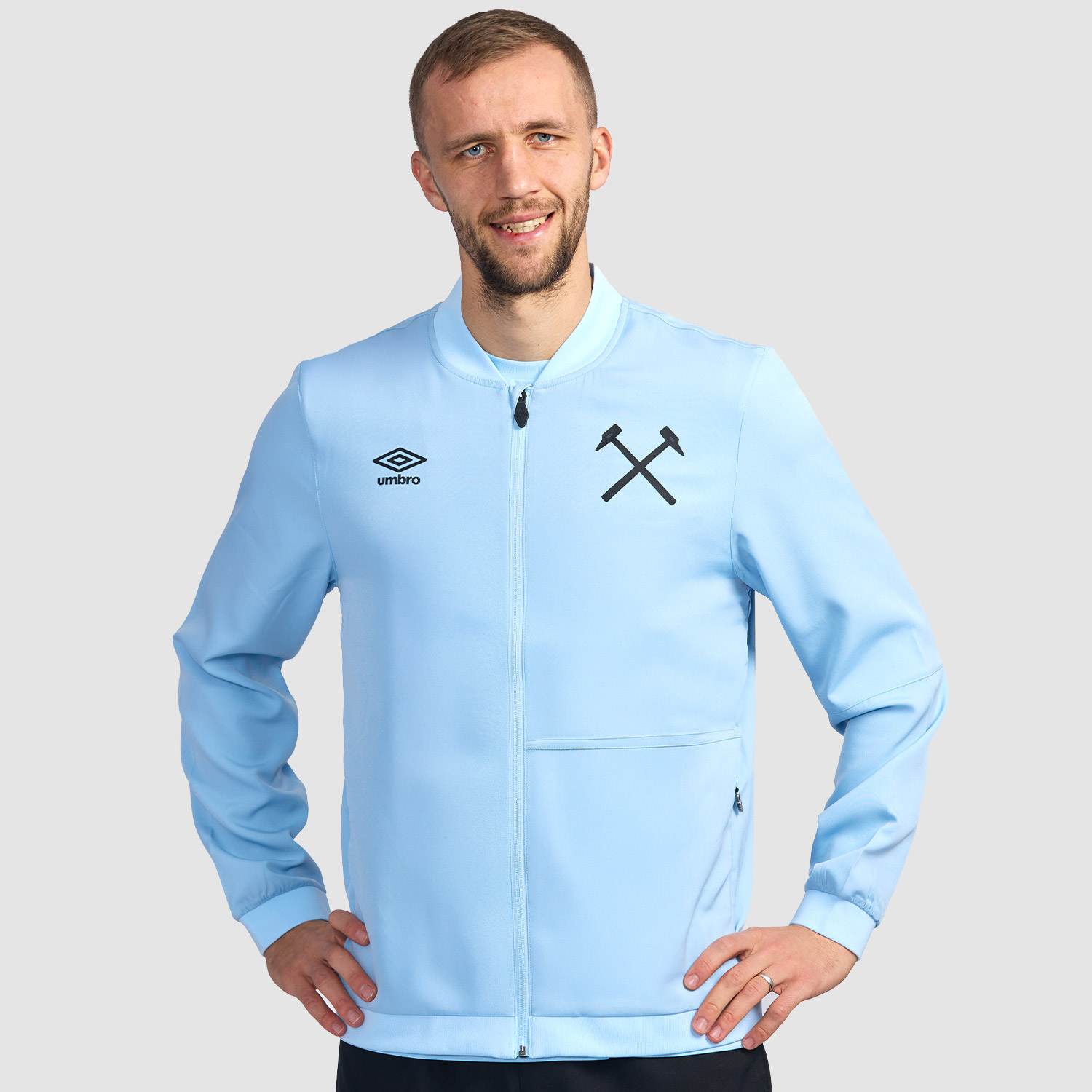West Ham United Umbro ジャージ ライトブルー West Ham United Umbro
