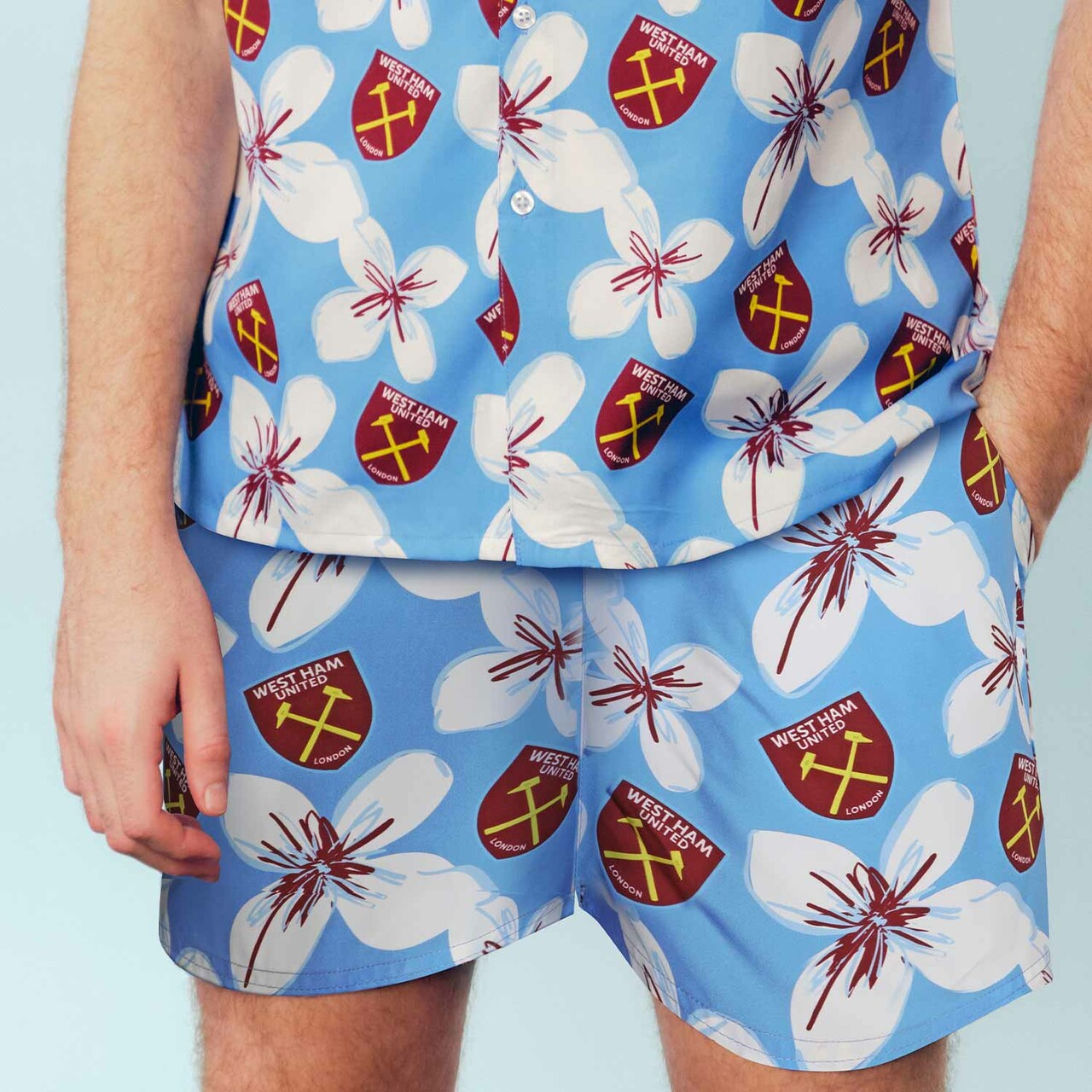 ショートパンツ SMOKE PATTERN HAWAIIAN SHORTS 14434-1038.jpg