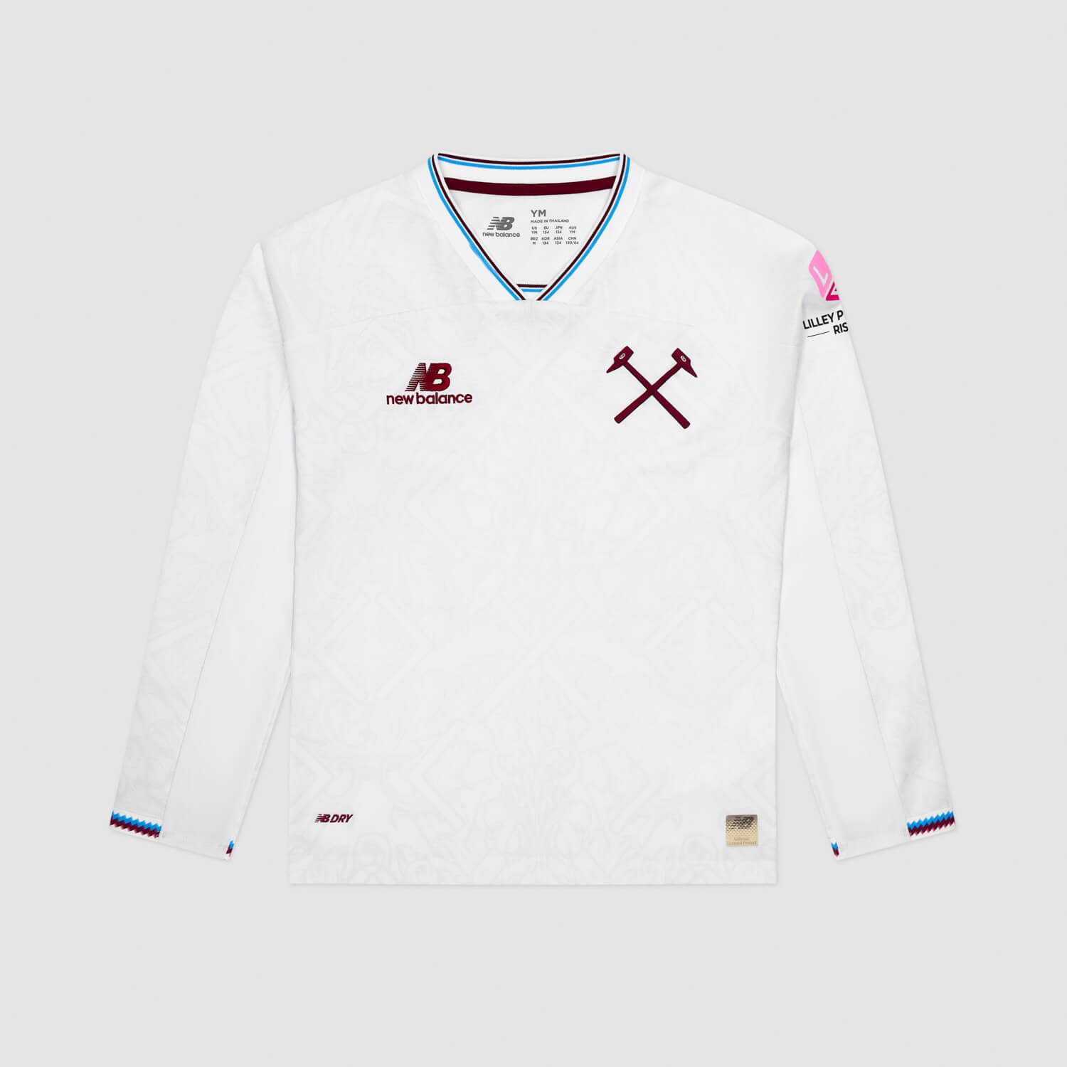 West Ham 26/27 Youth Away Long Sleeve Shirt | West Ham United