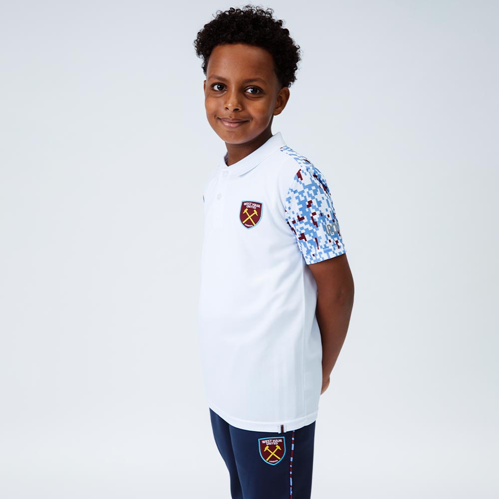 Essentials - Junior White Poly Polo