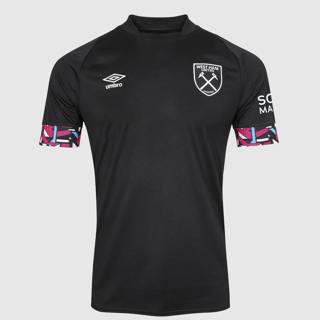 West Ham United 22/23 Under 18 Away Shirt Black