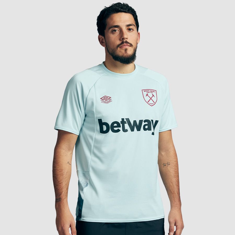 West Ham United Umbro 2022/23 Third Replica Team Jersey - White