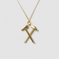 West Ham 18CT Gold Plated Hammers Pendant & Chain