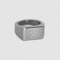 West Ham Rectangle Stainless Steel Signet Ring