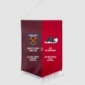 West Ham  V Ak Alkmaar Matchday Pennant