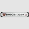 West Ham Vintage London Stadium Street Sign