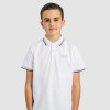 Junior West Ham CSW Tipped - White Polo