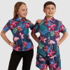 Junior Hawaiian Flamingo Shirt - Green