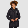 Womens Black/Silver Crest Coat