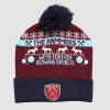 West Ham Blowing Baubles Christmas Bobble Hat