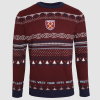 West Ham Adults Claret Fair Isle Christmas Jumper