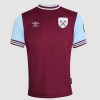 Under 18 Home Shirt 24/25 - Claret/Blue