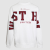 West Ham Womens White Oversized Sweatshirt