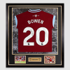 Framed Signed 24/25 Bowen Home Shirt