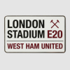 West Ham Street Sign Magnet