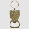 West Ham Chrome Crest Bottle Opener Keyring