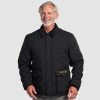 Adults Black Quilted Jacket