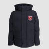 Junior Black Crest Coat