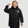 West Ham United Black Hooded Coat - Junior