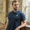 Adults Navy Embroidered Crest Polo