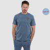 Mens Textured Short Sleeved Lounge Top