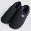 Mens Harringbone Heeled Slippers