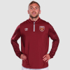 West Ham 25/26 Adults Claret PreMatch Midlayer Top