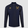 West Ham 25/26 Junior Navy Pre-Match Midlayer Top