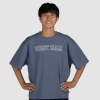 Womens Dark Blue Oversized T-Shirt