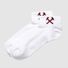 West Ham Adults Single Sports Socks - White