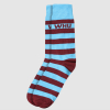 West Ham Bar Scarf Socks - Claret/Blue
