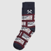 West Ham Upton Park Street Sign Socks - Navy