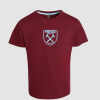 Junior Claret Crest Print T-shirt